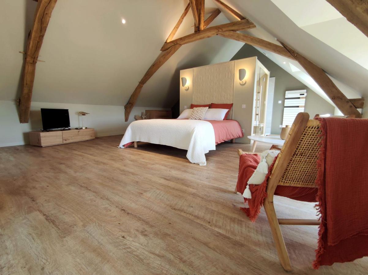 La Douce Halte - Gites Avec Spa Ou Sauna Saint-Ouen-Des-Toits Extérieur photo